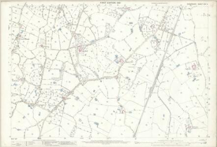Shropshire XIV.4 (includes: Prees; Wem Rural; Whixall) - 25 Inch Map