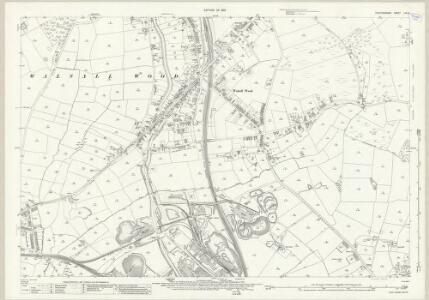 Staffordshire LVII.16 (includes: Aldridge; Shenstone; Walsall Wood) - 25 Inch Map