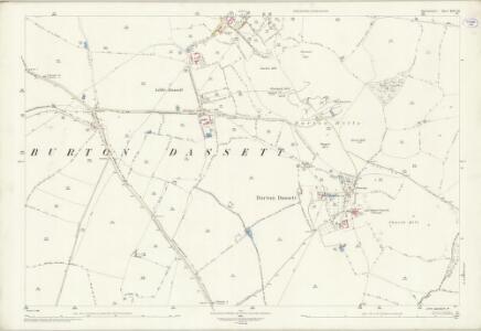 Warwickshire XLVI.14 (includes: Avon Dassett; Burton Dassett) - 25 Inch Map
