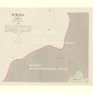 Bukowa - c0655-1-002 - Kaiserpflichtexemplar der Landkarten des stabilen Katasters