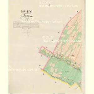 Erlitz - c5510-1-003 - Kaiserpflichtexemplar der Landkarten des stabilen Katasters