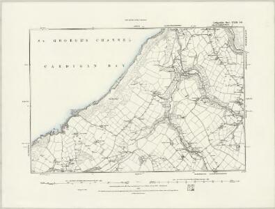 Cardiganshire XXIII.SW - OS Six-Inch Map