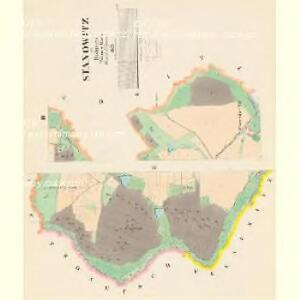 Stanowitz - c7224-1-003 - Kaiserpflichtexemplar der Landkarten des stabilen Katasters