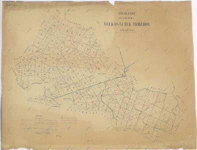 Přehledná porostní mapa velkostatku Trhanov