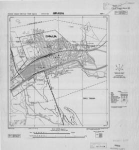 Ismailia [Town plan of] (1955)