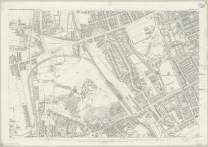 London (First Editions c1850s) XLI (includes: Fulham; Hammersmith; Kensington) - 25 Inch Map