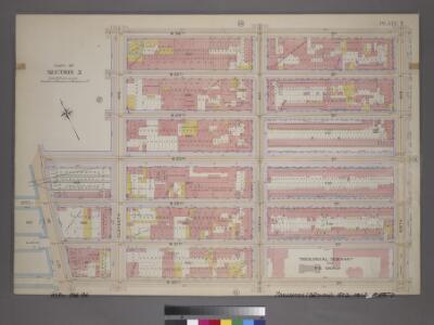 Plate 7, Part of Section 3: [Bounded by W. 26th Street, Ninth Avenue, W. 20th Street, 13th Street, W. 23rd Street and Eleventh Avenue.]