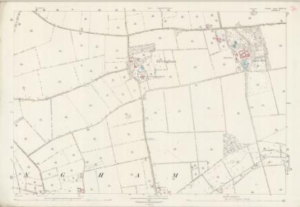 Norfolk XXXIX.10 (includes: Hevingham; Marsham; Stratton Strawless) - 25 Inch Map