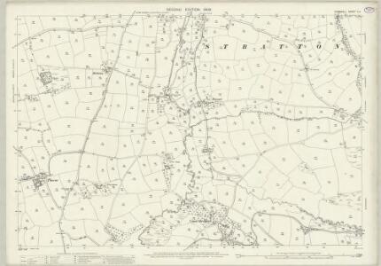 Cornwall V.4 (includes: Bude Stratton; Launcells) - 25 Inch Map