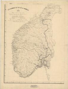 Spesielle kart 2-5: Norges jernbaner i 1876