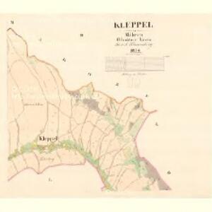 Kleppel - m1194-1-002 - Kaiserpflichtexemplar der Landkarten des stabilen Katasters