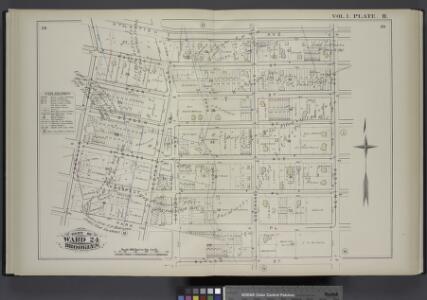 Vol. 1. Plate, H. [Map bound by Atlantic Ave., New York Ave., Butler St., Park Pl., Franklin Ave.; Including Pacific St., Dean St., Bergen St., St. Marks Ave., Prospect Pl., Bedford Ave., Rogers Ave., Nostrand Ave.]