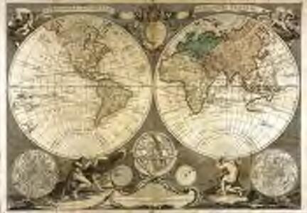 Mappe monde, contenant les parties connues du globe terrestre