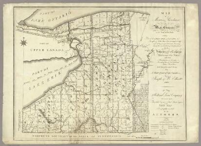 Map of Morris's Purchase or West Geneseo In the State of New York.