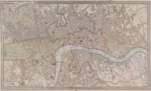 A NEW PLAN OF LONDON AND WESTMINSTER WITH THE BOROUGH OF SOUTHWARK 236