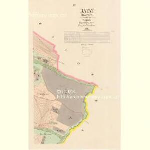 Ratay (Ratage) - c6453-1-003 - Kaiserpflichtexemplar der Landkarten des stabilen Katasters