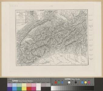 Geognostische Karte der Alpen in Savoyen und der Schweitz in einem Theile von Deutschland, Frankreich, Piemont und der Lombardei