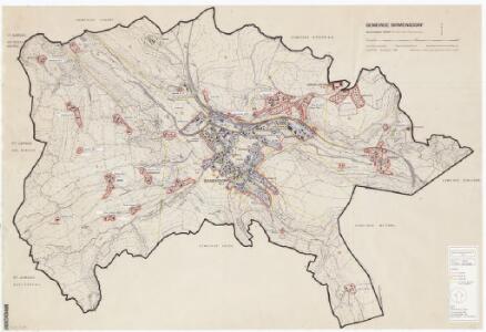 Birmensdorf: Definition der Siedlungen für die eidgenössische Volkszählung am 01.12.1970; Siedlungskarte
