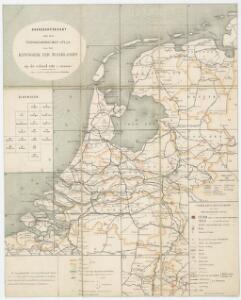 Overzichtskaart van den Topographischen atlas van het Koningrijk der Nederlanden op de schaal van 1:200.000