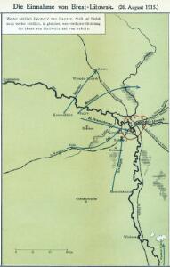 Die Einnahme von Brest-Litowsk. (26. August 1915.)