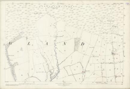 Yorkshire CLXXXII.1 (includes: Bashall Eaves; Bowland Forest Low; Newton; Waddington) - 25 Inch Map