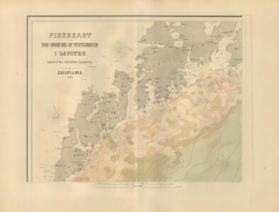 Museumskart 217-47: Fiskekart over den indre del af Vestfjorden i Lofoten