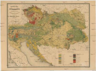Geologische Karte von Österreich-Ungarn