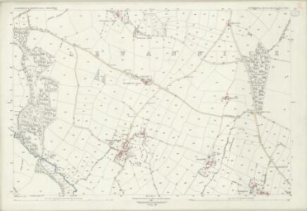Cornwall XXII.2 (includes: Lewannick; North Hill) - 25 Inch Map