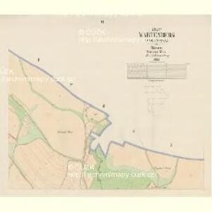 Wartenberg (Wartenberk) - c7412-1-003 - Kaiserpflichtexemplar der Landkarten des stabilen Katasters