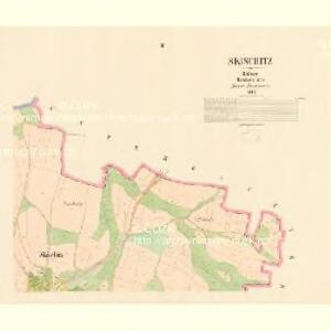 Skischitz - c6990-1-002 - Kaiserpflichtexemplar der Landkarten des stabilen Katasters