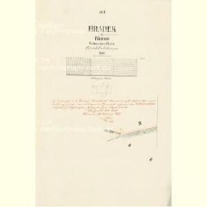 Hradek - c2293-1-003 - Kaiserpflichtexemplar der Landkarten des stabilen Katasters