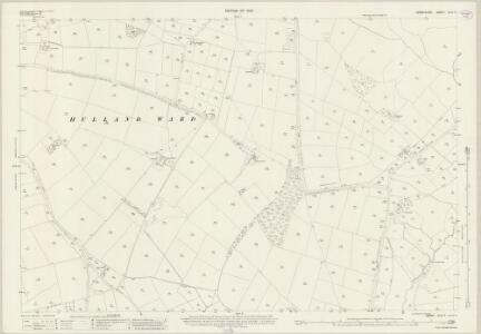 Derbyshire XLIV.5 (includes: Hulland Ward; Hulland; Mercaston; Ravensdale Park) - 25 Inch Map