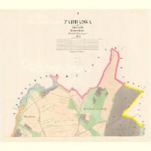 Zahradka - c9077-1-001 - Kaiserpflichtexemplar der Landkarten des stabilen Katasters