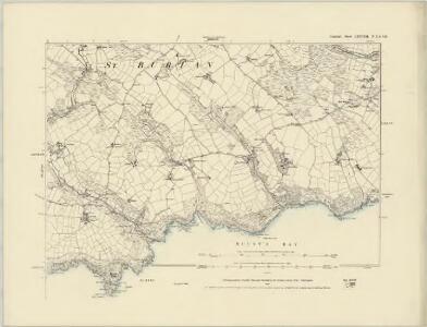 Cornwall LXXVIII.SW - OS Six-Inch Map