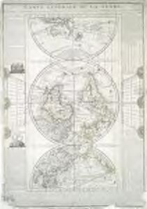 Carte generale de la terre: appliquée a l'astronomie pour l'etude de la géographie terrestre et celeste / dressée par le Sr. Flecheux, d'apres les nouvelles observations; Picquet, sculp., 1782.