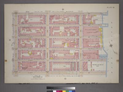 Plate 33, Part of Section 5: [Bounded by E. 47th Street, (East River Piers) First Avenue, E. 42nd Street and Third Avenue.]