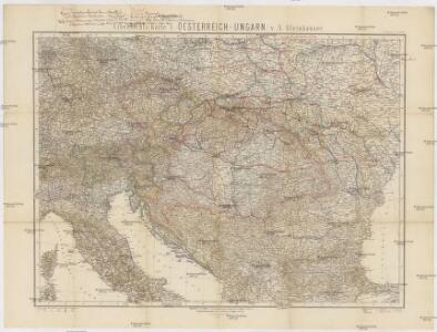 Uibersichts-Karte v. Oesterreich-Ungarn