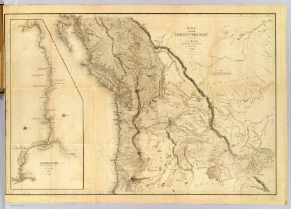 Map of the Oregon Territory.
