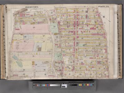Jersey City, V. 1, Double Page Plate No. 21 [Map bounded by Orient Ave., Ocean Ave., Woodlawn Ave., West Side Ave.] / compiled under the direction of and published by G.M. Hopkins Co.