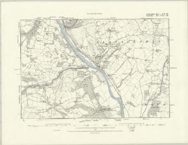 Brecknockshire XVI.SW - OS Six-Inch Map