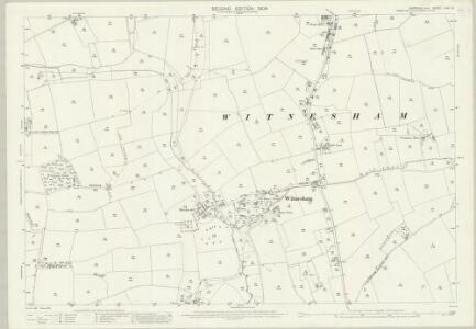 Suffolk LXVI.12 (includes: Akenham; Henley; Swilland; Witnesham) - 25 Inch Map