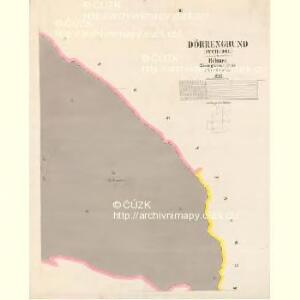 Dörrengrund (Suchodol) - c7556-1-003 - Kaiserpflichtexemplar der Landkarten des stabilen Katasters
