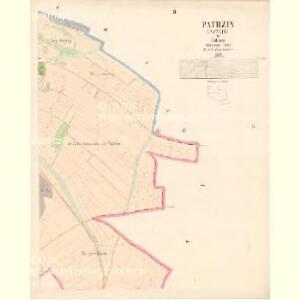 Patrzin (Patřin) - c5657-1-001 - Kaiserpflichtexemplar der Landkarten des stabilen Katasters
