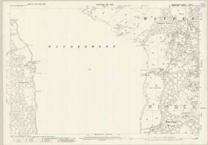 Westmorland XXXII.7 (includes: Claife; Troutbeck; Windermere) - 25 Inch Map
