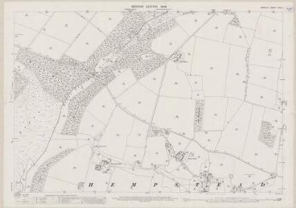 Norfolk XVIII.2 (includes: Baconsthorpe; Edgefield; Hempstead; Holt) - 25 Inch Map