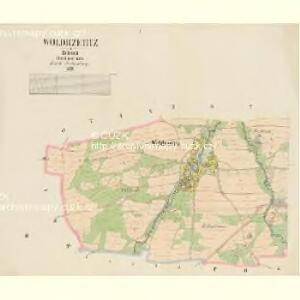 Woldrzetitz - c5412-1-001 - Kaiserpflichtexemplar der Landkarten des stabilen Katasters