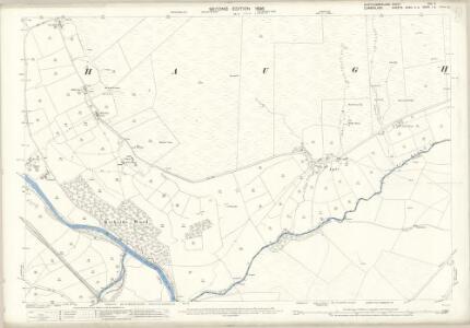 Northumberland (Old Series) CVI.9 (includes: Alston With Garrigill; Kirkhaugh) - 25 Inch Map