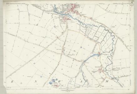 Suffolk XXXIV.10 (includes: Ixworth; Pakenham; Stowlangtoft) - 25 Inch Map
