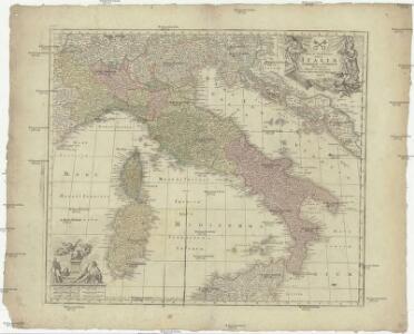 Nova et exactissima totius Italiae Sardiniae et Corsicae delineatio