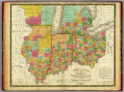 Ohio, Indiana & Illinois And Part Of Michigan Territory.